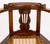 Pair of Lyre Form Back Walnut Tub Chairs For Sale - Image 9 of 11