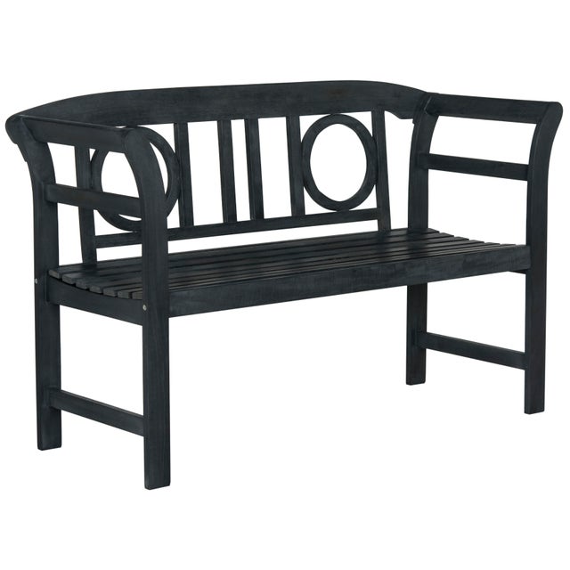Modern geometry paired with classic curves make this 2 seat bench these choice of contemporary designers with a well-...