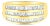 Baguette Diamond Wedding Band 1.00cttw 14K Yellow Gold, Size 9 For Sale