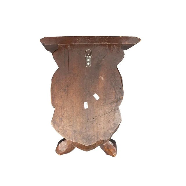 Victorian Walnut Figural Wall Bracket For Sale - Image 4 of 8