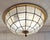 Flat Vintage Ceiling Lamp with Capiz Shell Tile Shade from Honsel, 1980s For Sale - Image 3 of 8