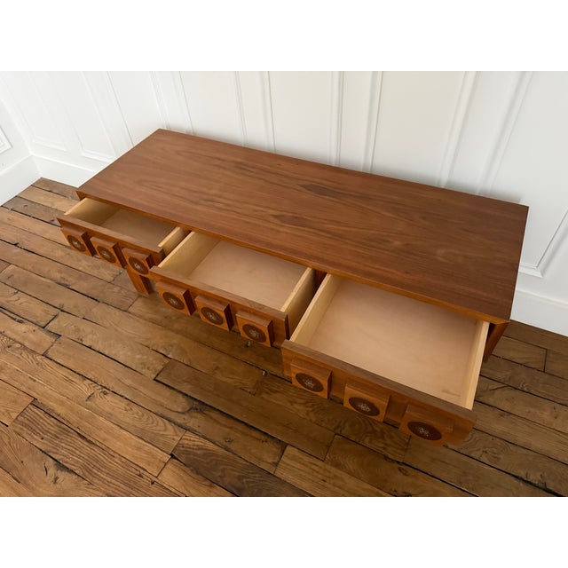 1960s Wood Cube Enamel Console by Lars Göran Nilsson for Glas & Trä. Sweden, 1960s For Sale - Image 5 of 12