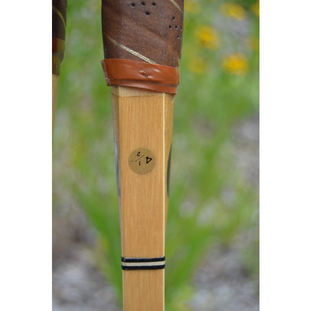 Mid 20th Century Wilson Wooden Tennis Racquets With Presses - Set of 3 - For Sale - Image 15 of 16