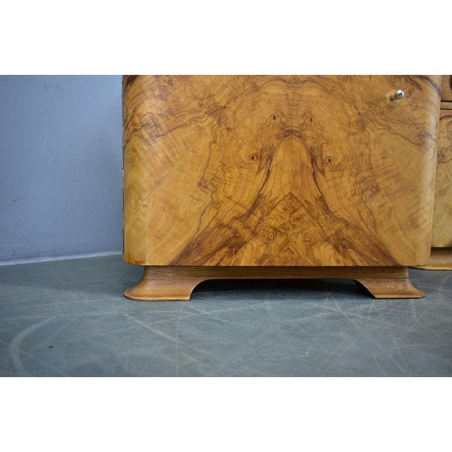 Art Deco Bedside Tables, Czechoslovakia, 1939, Set of 2 For Sale - Image 3 of 18