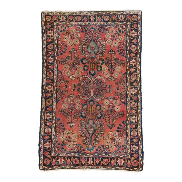Antique Persian Hussainabad Hamadan Rug - 02'08 X 04'00 For Sale