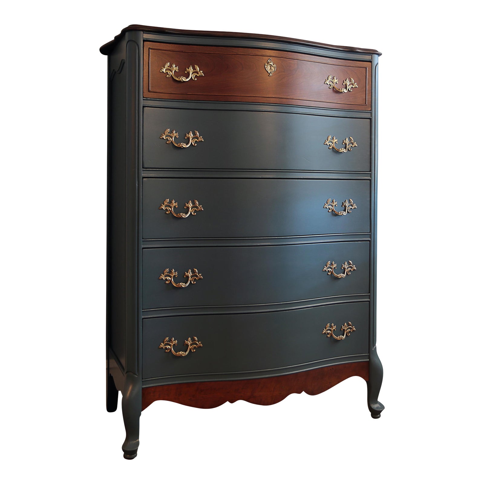 Refurbished French Provincial Tallboy Dresser Chairish