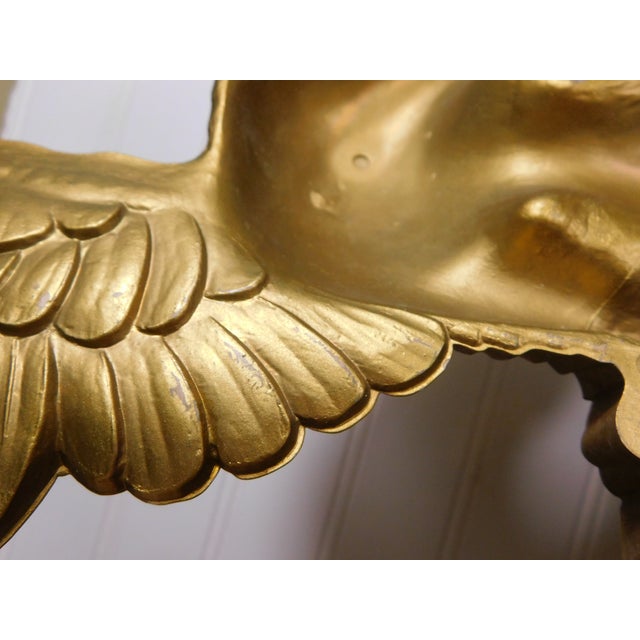 Vintage Syroco 4010 Eagle Mirror Federal Style Convex Wall Mirror Excellent Condition Celebrate u.s. 250th Anniversary For Sale - Image 16 of 17