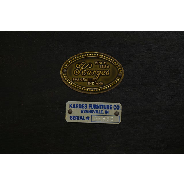 Karges French Burl Walnut Round Lamp Table For Sale - Image 12 of 12