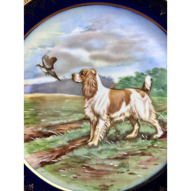 Porcelain Plate by A. P. Andre Prevot, Limoges, France, 1950s For Sale - Image 6 of 10