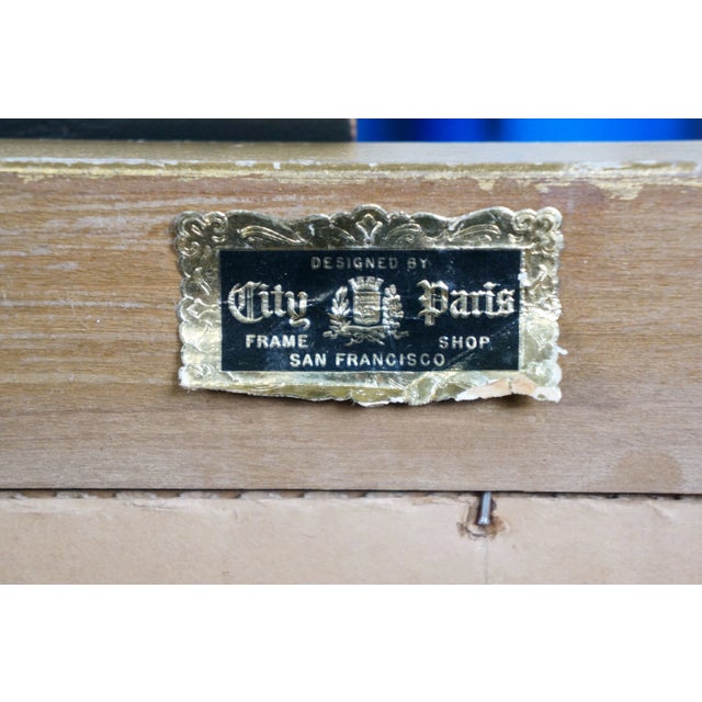 Antique Hw Robbins Where Noble Elms Abound Cows Farmhouse Road Etching 34" For Sale - Image 12 of 15