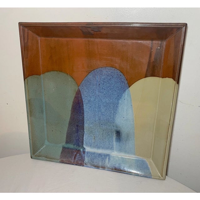 This beautiful vintage centerpiece dish platter is a true work of art. Handmade by the renowned artist John Shedd, this...