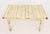 Wood Provincial Distressed White Painted Pine Dining Table For Sale - Image 7 of 13