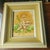 1970’s Retro Vintage Mushroom Yellow Wood Framed & Matted Print Picture 14 X 16 For Sale - Image 9 of 15