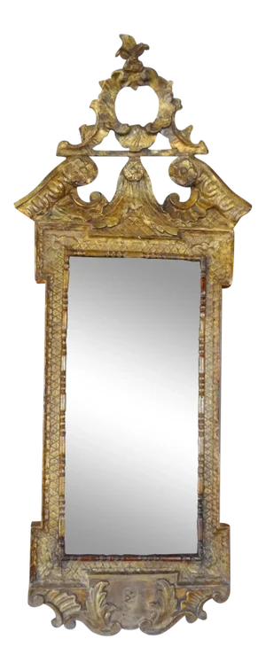 18th Century Italian Giltwood Mirror