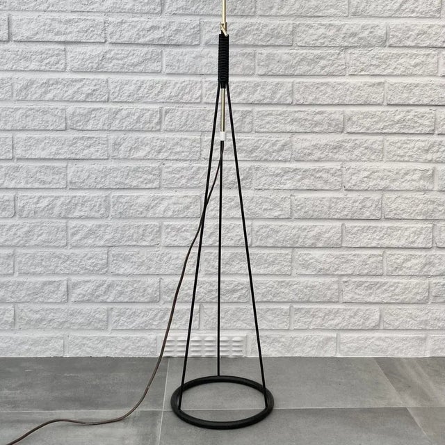 1950s Floor Lamp Model 2619 by Eje Ahlgren for Luco Armature Factory, Sweden, 1950s For Sale - Image 5 of 13