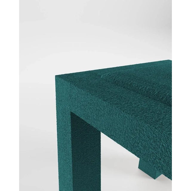 Modern Raw Chair in Ocean Blue Bouclé from Collector, in New conditions. Designed from 2000