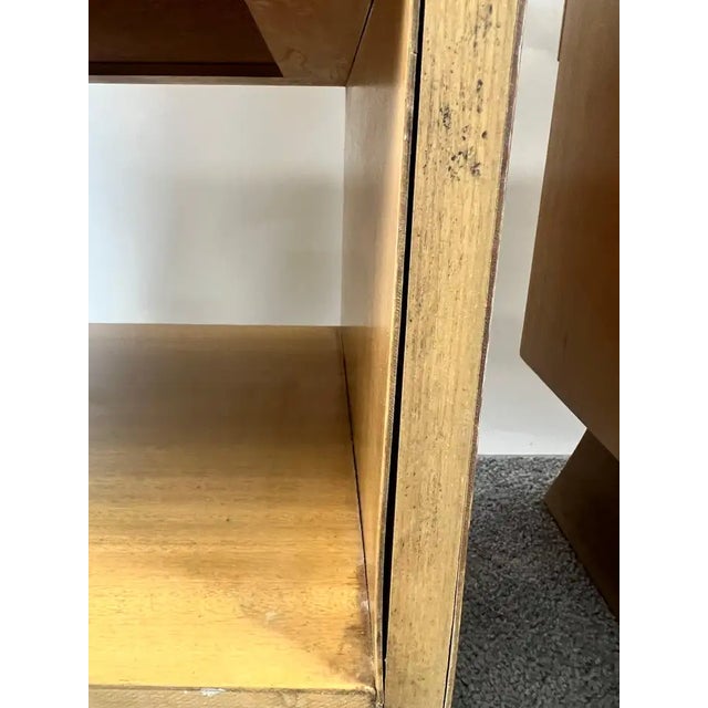 Mid-Century Modern R-Way Birdseye Maple Nightstand or End Table , a Pair For Sale - Image 17 of 18