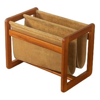 Mid-Century Newspaper Stand by Aksel Kjersgaard for Salin Møbler For Sale