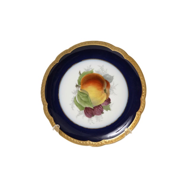 Rosenthal Early 1900s Rosenthal Gold-Rim Fruit Plates , Germany- Set of 3 For Sale - Image 4 of 5