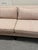 Wood Seychelles Wood Trim Sofa in Pink Textured Weave For Sale - Image 7 of 9