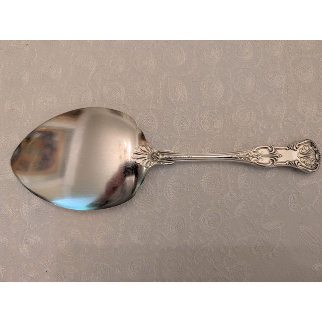 Early 20th Century Kings Pattern All Sterling Silver Pie Server For Sale In Washington DC - Image 6 of 14