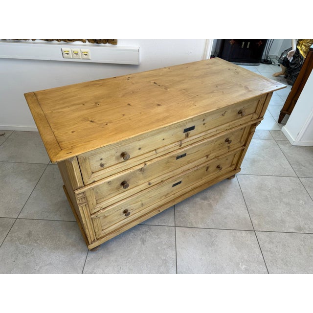 Antique Biedermeier Chest of Drawers with Drawers For Sale - Image 10 of 13