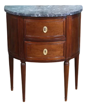 Louis XVI Half-Moon Chest of Drawers