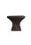 Contemporary Solid Teak Wood Console Table Espresso Finish Modern Organic For Sale - Image 3 of 6