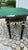 Impressive gaming table with inlays on the tabletop and especially on the panels, beautifully inlaid brass threads,...