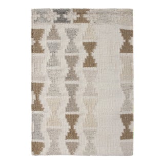 Muted Scandinavian Kilim Rug by Celerie Kemble for Chairish, 9'x12' For Sale