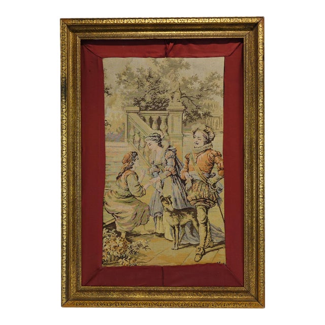 Large Antique 19th Century European Tapestry For Sale