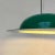 Green Mid-Century Modern Italian Hat-Shaped Green Metal Chandelier, 1970s For Sale - Image 8 of 16