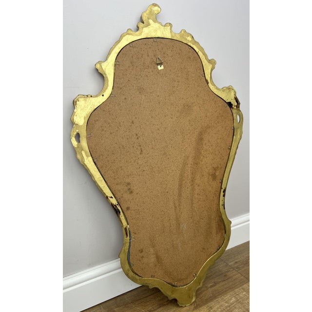 Vintage French Style Ornate Wall Mirror For Sale - Image 12 of 13