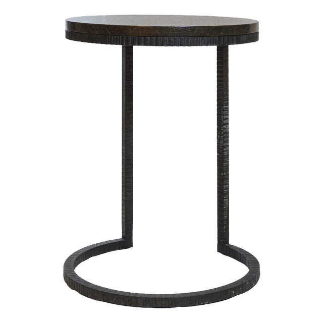 Gregorius Pineo Triola Hand-Forged Iron Base Table For Sale
