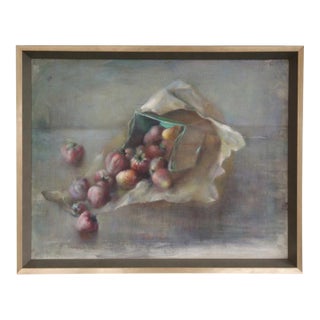 Mid 20th Century Still Life Oil Painting by Louise E. Marianetti (1916-2009) For Sale