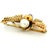 Vintage Italian 18k Gold Gemset Figural Bee Brooch With Pearl For Sale - Image 9 of 13