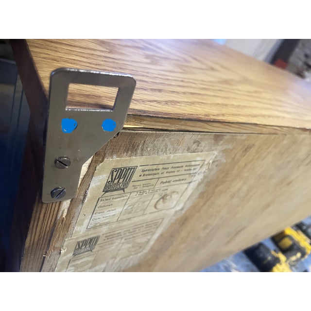 Mid-20th Century Display Case with Sliding Glass, 1962 For Sale - Image 13 of 14