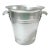 Vintage French Aluminum Champagne Bucket - Mid-Century Ice Bucket With Side Handles For Sale