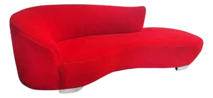 1990s Serpentine Cloud Sofa, Original Fabric After Vladimir Kagan