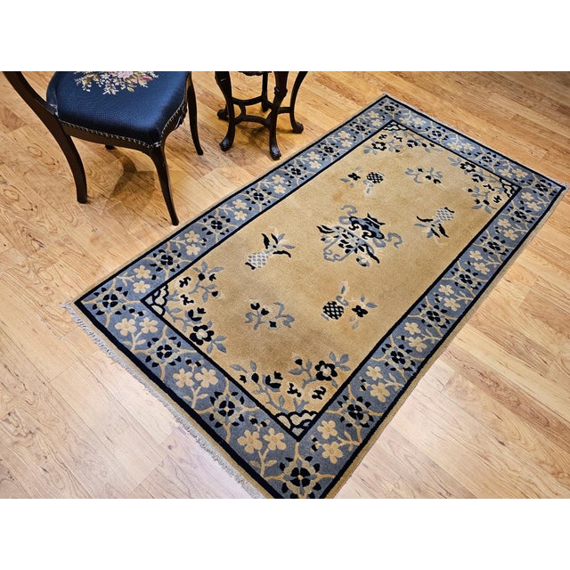 Mid 20th Century Chinese Art Deco Rug For Sale - Image 4 of 12