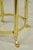 Vintage Hollywood Regency Brass Hoof Foot Glass Top Graduating Side Table - Pair For Sale In Philadelphia - Image 6 of 15