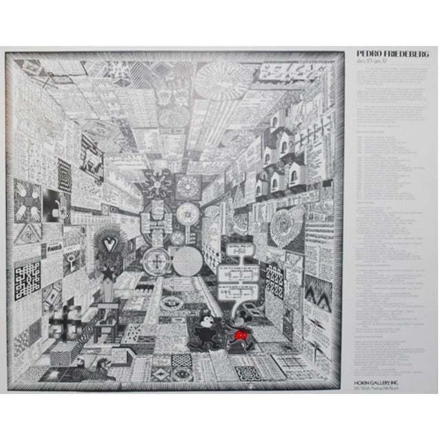 After Pedro Friedeberg, Mickey and Felix, Print For Sale