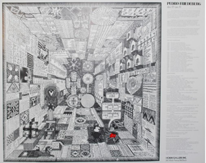 After Pedro Friedeberg, Mickey and Felix, Print