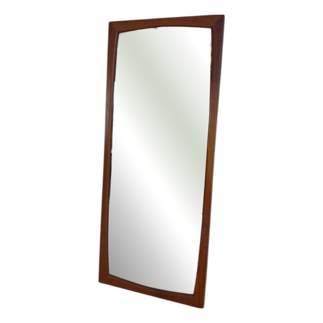 Vintage Danish Teak Mirror, 1963 For Sale
