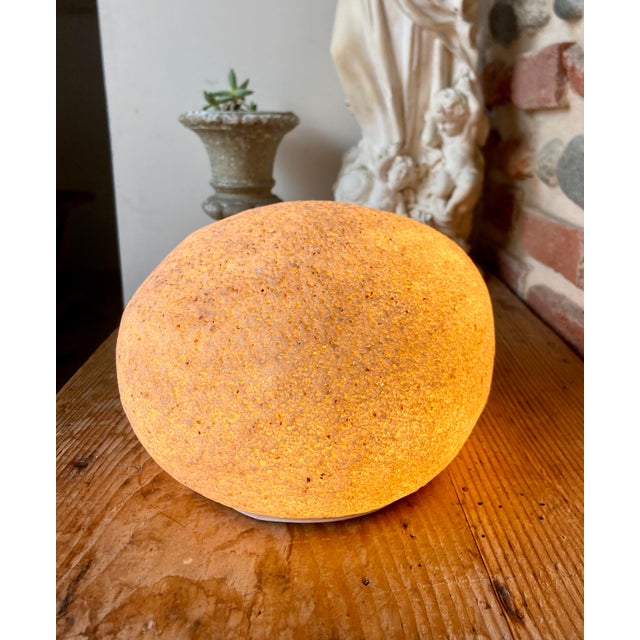 Stone French Organic Ceramic Rock Table Lamp by Dora Cazenave, 1970s For Sale - Image 7 of 7