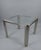 Coffee Table in Aluminium and Glass by Peter Ghyczy, 1970s For Sale - Image 6 of 6