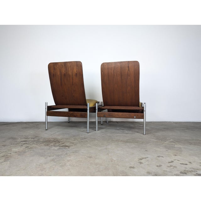 1960s Mid Century Lounge Chairs by Sven Ivar Dysthe for Dokka Møbler - a Pair For Sale - Image 10 of 11