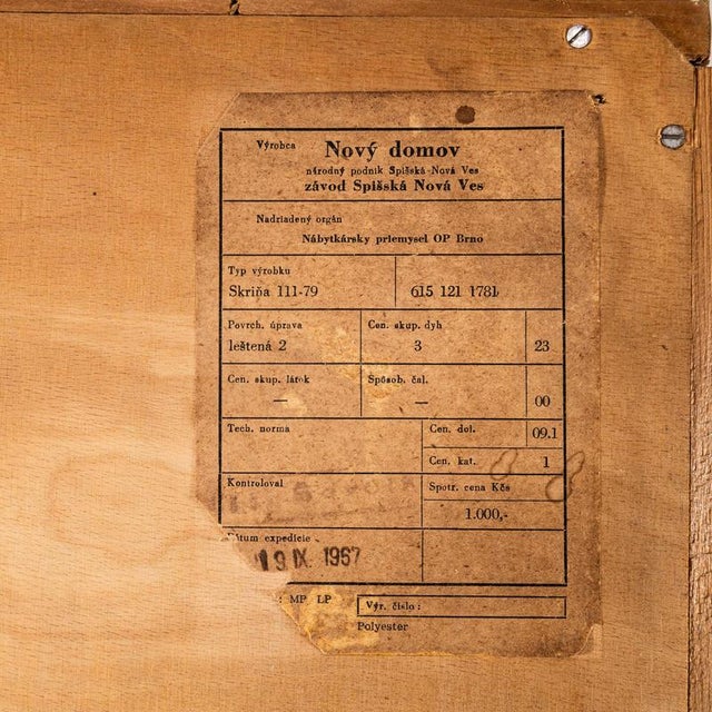 Mid-Century Blonde Birch Wardrobe, 1960s For Sale - Image 11 of 12