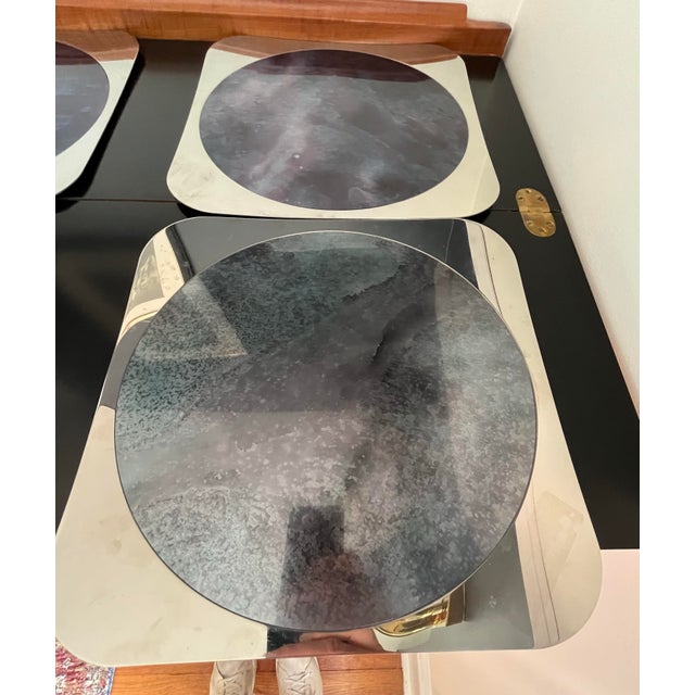 1960s Jean-Luc Bertrand for Bouillet Bourdelle Chargers Metanode and Stainless For Sale - Image 10 of 11