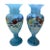 Opaline Glasses Vases from Cristal de Cartagena, Set of 2 For Sale